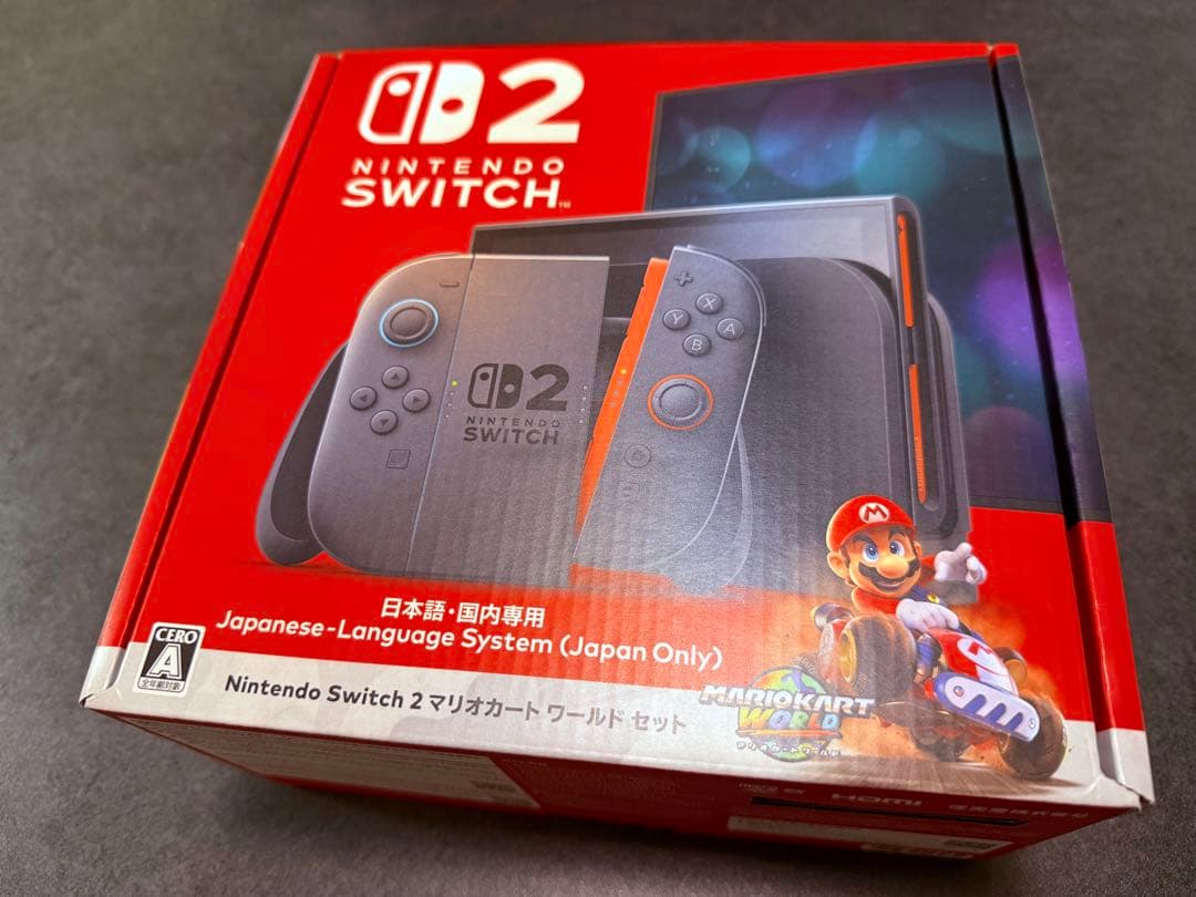 【新品・未開封】Nintendo Switch 2 マリオカートワールドセット